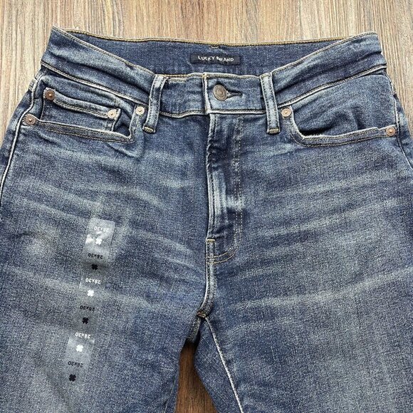 Lucky Brand 411 JEANS MENS 28X30 BLUE Athletic Taper Stretch Denim - Picture 3 of 11